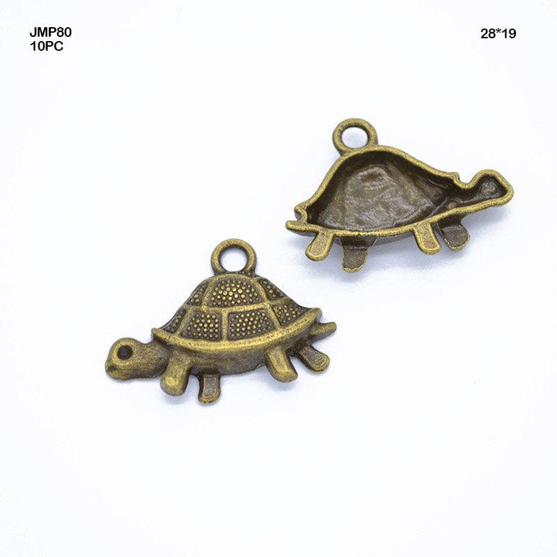 MG Traders Pendant Jmp80 Turtle Pendants Copper 28*19Mm 10Pc