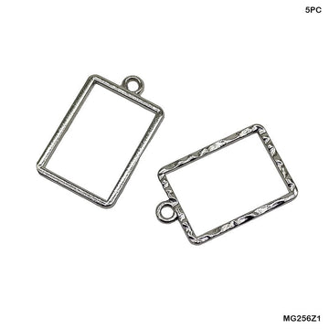 MG Traders Pendant Mg256Z1 Bezels 5Pc Silver