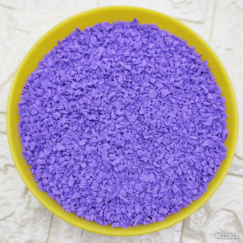 MG Traders Resin Art & Supplies Mg2803 Plastic Particle Purple 1-3 300Gm