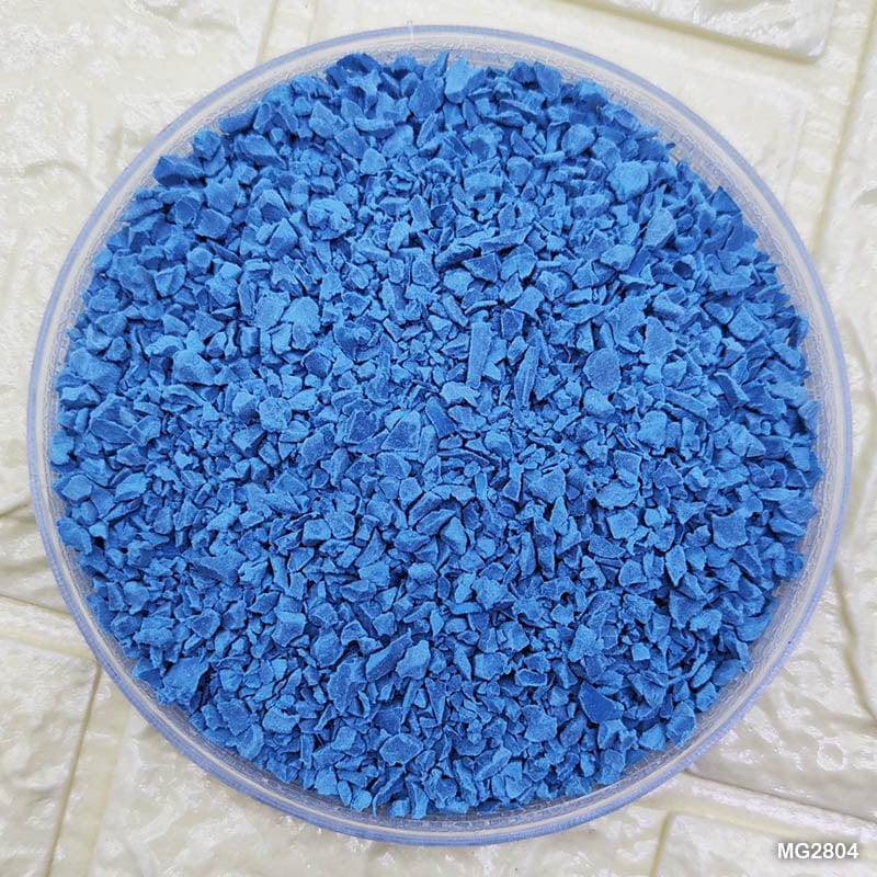 MG Traders Resin Art & Supplies Mg2804 Plastic Particle In Blue 1-3 300Gm