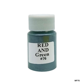 MG Traders Resin Art & Supplies Mp76 Mica Pearl Powder Red N Green