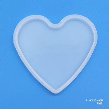 MG Traders Resin Art & Supplies Rm31 Silicon Mold 4" (11.4 X 10.4 Cm)