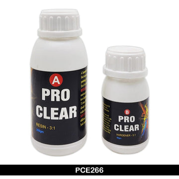 Pro Clear 3-1 Epoxy Art Resin Hardener Kit 266Gm In