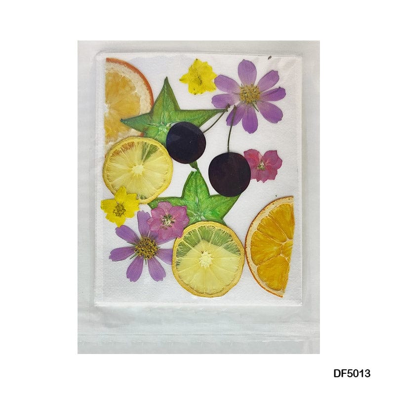 MG Traders Resin Products Df5013 Pressed Fruit Flower Sheet