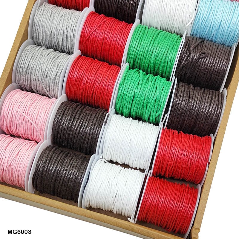 MG Traders Rope & Lace Thread Box 24Pc (Mg6003)