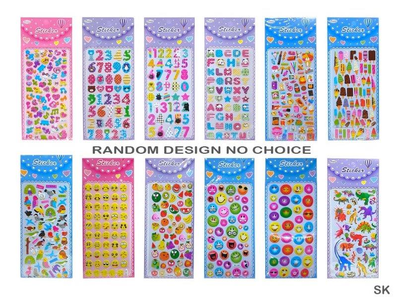 MG Traders scrapbook Stickers Sk Journaling Sticker (Sk)  (Pack of 6)