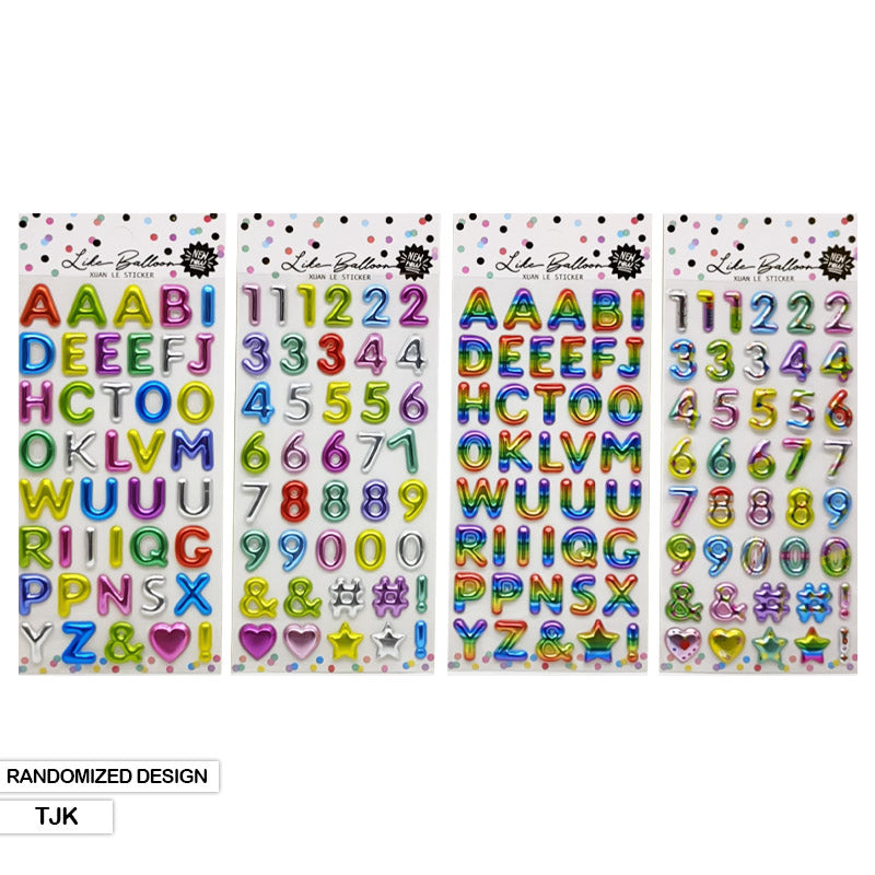 MG Traders scrapbook Stickers Tjk Like Ballon New Journaling Sticker  (Pack of 6)