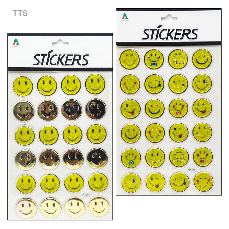 MG Traders scrapbook Stickers Tts Smile Journaling Sticker  (Pack of 6)