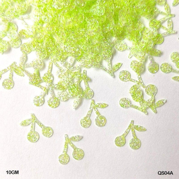 Cherry Glitter (9Mm 10Gm Sequins)  pack of 1