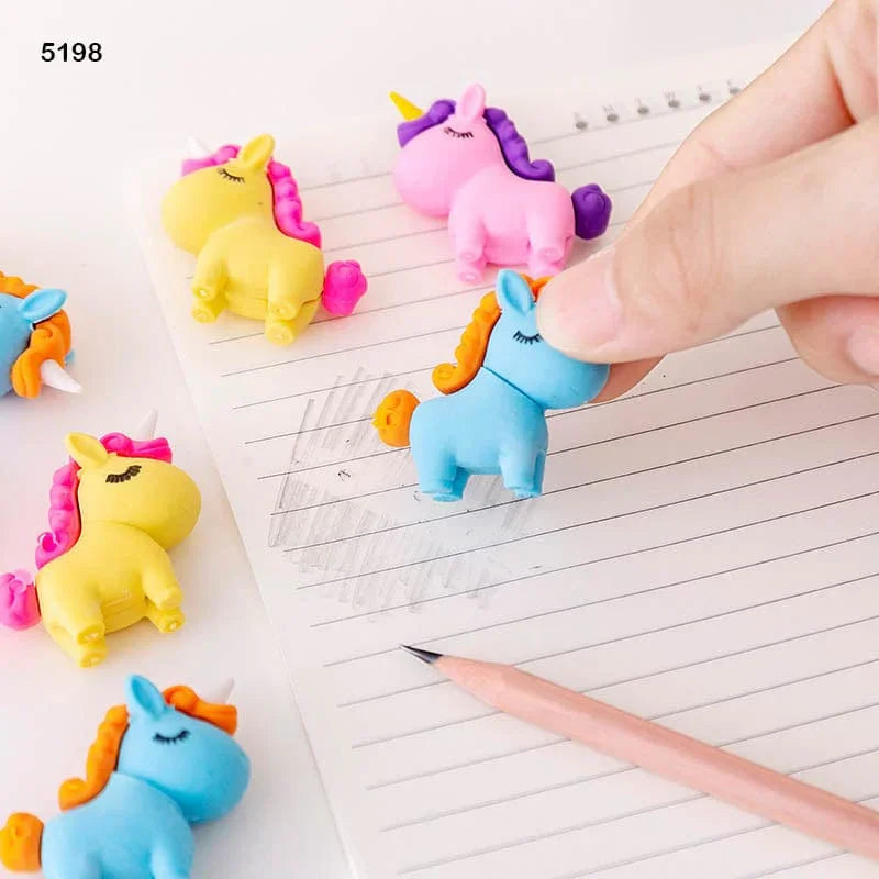 5198 Unicorn Eraser 36Pcs