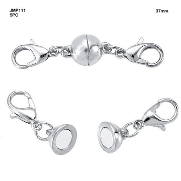 Magnet Bracelet Silver 37Mm 5Pc      Code  Jmp111