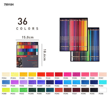 799184 Superior Artist Color Pencil 36 Color