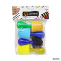 MG Traders Sponge Brush Mg2845 4Pc Sponge N Art Stamp Set Plastic Handle