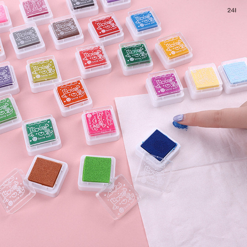 MG Traders Stamps Ink Pad & Block 24Pc Ink Pad (24I)