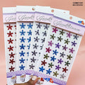 MG Traders Stickers Cxm015H Gem Stones Flower Sticker