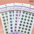 MG Traders Stickers Cxm015H Gem Stones Flower Sticker