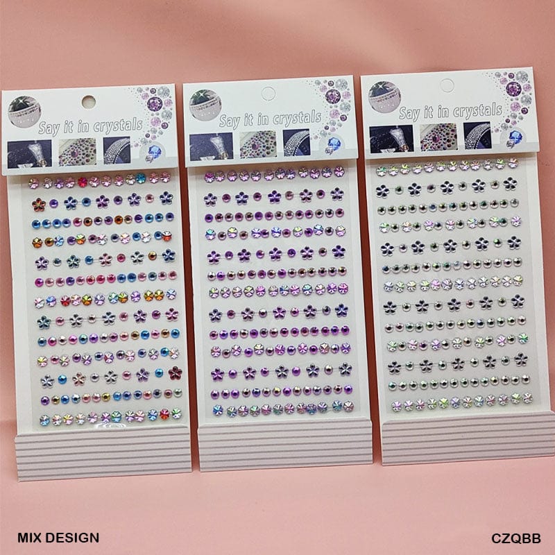 MG Traders Stickers Czqbb Flower Stone Sticker (Czqbb)