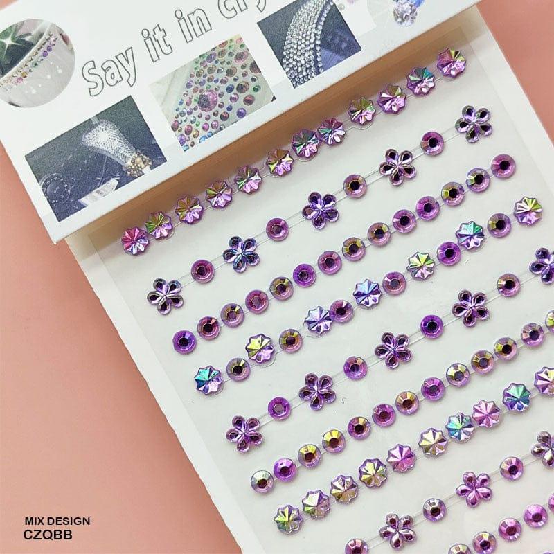 MG Traders Stickers Czqbb Flower Stone Sticker (Czqbb)