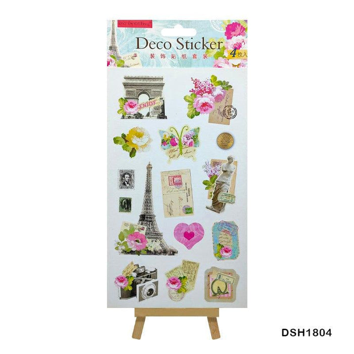 Decoration   Sticker Eno 4In1 (Dsh1804)