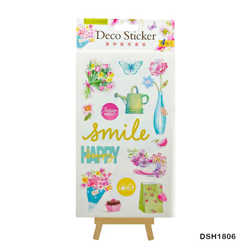 MG Traders Stickers Deco Sticker Eno 4In1 (Dsh1806)