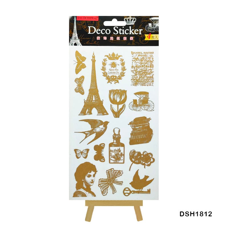 MG Traders Stickers Deco Sticker Eno 4In1 (Dsh1812)