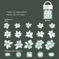 MG Traders Stickers Mhd003 Blooming Flower Sticker 76*80Mm 40Pc