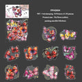 MG Traders Stickers Pphd004 Graceful Butterfly Sticker 20Pc