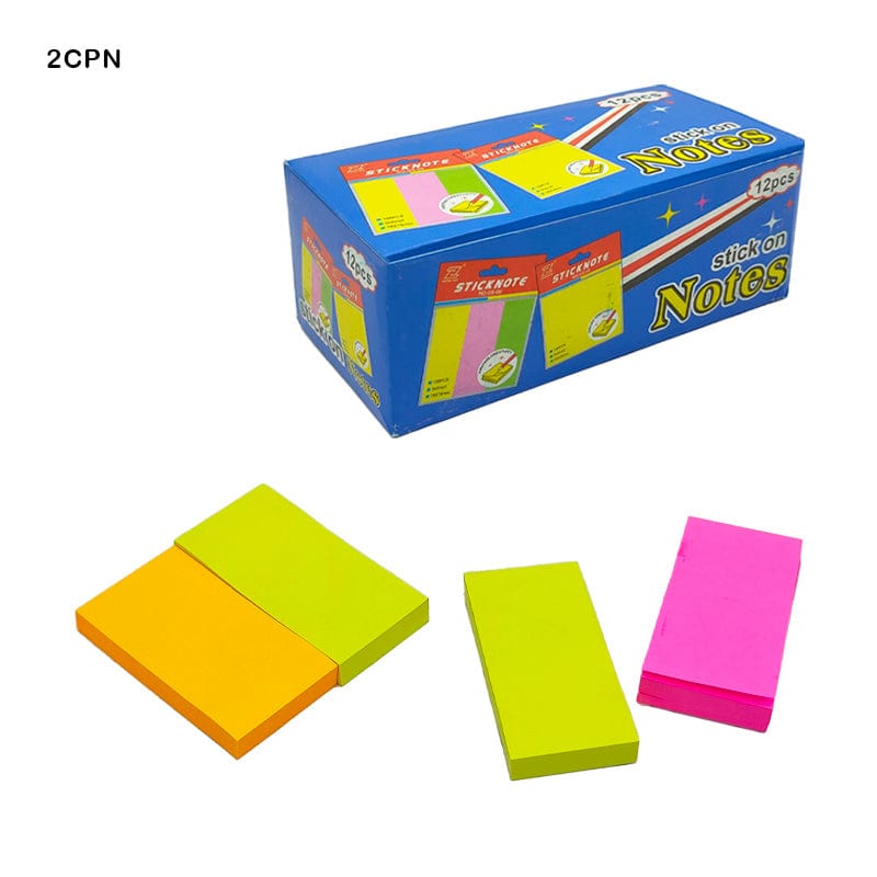 MG Traders Sticky Notes 2Cut Sticky Note Neon (2Cpn)