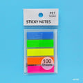 MG Traders Sticky Notes 45152 Sticky Notes 12X45Mm 5 Color Neon  (Pack of 6)