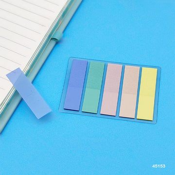 45153 Sticky Notes 12X45Mm 5 Pastel Color  (Pack of 6)