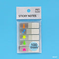 MG Traders Sticky Notes 45157 Sticky Notes 12X45Mm 5 Tp Mark  (Pack of 6)