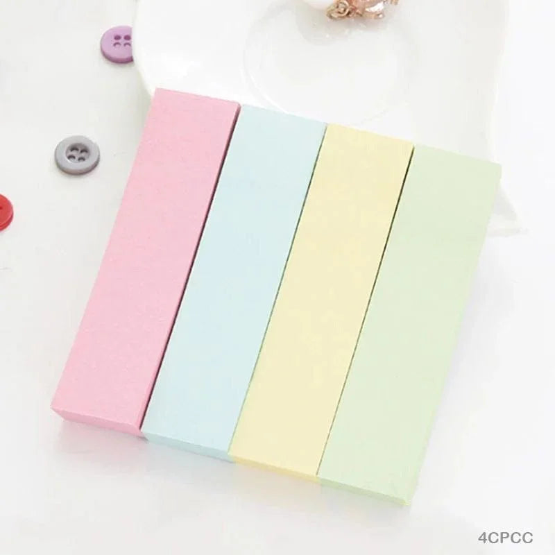 Pastel 4-Cut Sticky Note Pad for Color-Coding (4Cpcc)