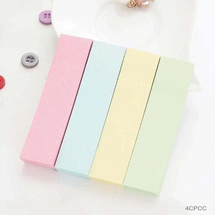 Pastel 4-Cut Sticky Note Pad for Color-Coding (4Cpcc)