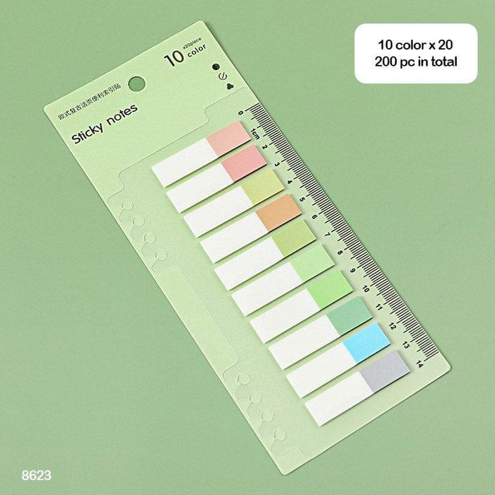 8623 Sticky Notes 10 Color 11X44Mm Morandi