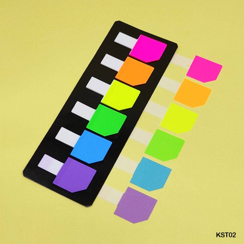 MG Traders Sticky Notes Kst02 Sticky Note Fluorescent  (Pack of 4)