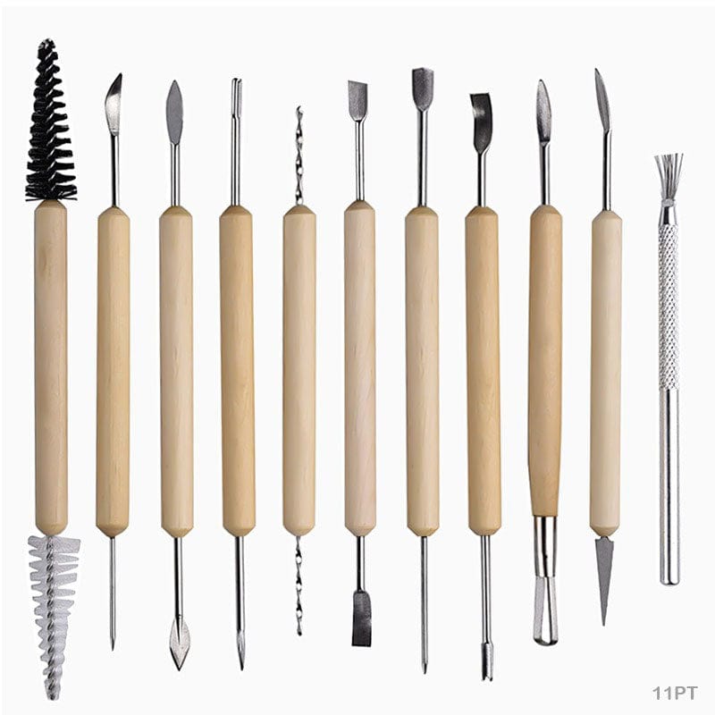 MG Traders Tools 11Pc Pottery Tool Set (11Pt)