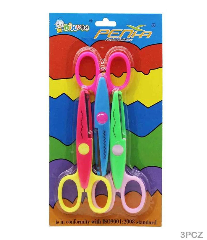 Decorative Zig Zag Scissors Set for Crafting (3 Pack)