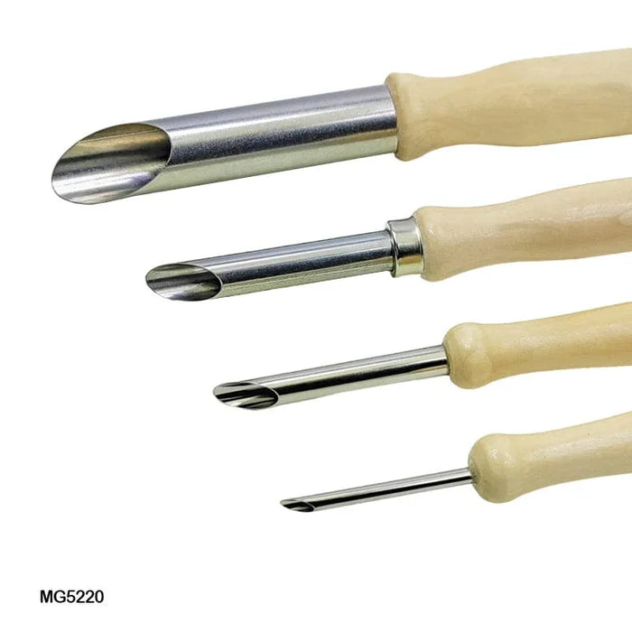 Round Tip Pottery Clay Sculpting Tools (Set of 4PCS )