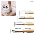 MG Traders Tools 4Pc Round Shaping Pottry Tool (Mg5220)