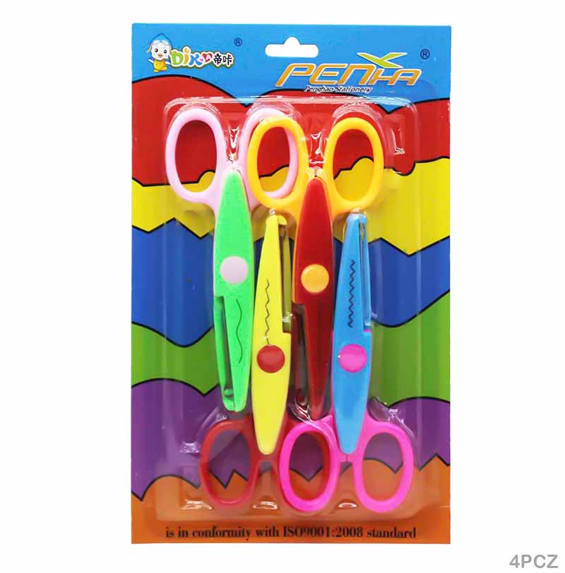 MG Traders Tools 4Pc Zig Zag Scissor (4Pcz)