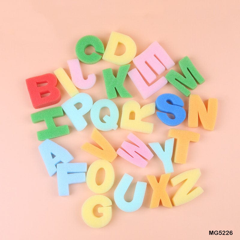 MG Traders Tools Alphabet Letter Sponge Mg5226