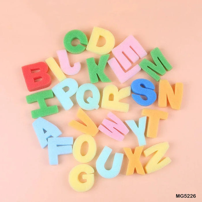 Colorful Alphabet Letter Sponges for Painting & Crafts Pack of 1