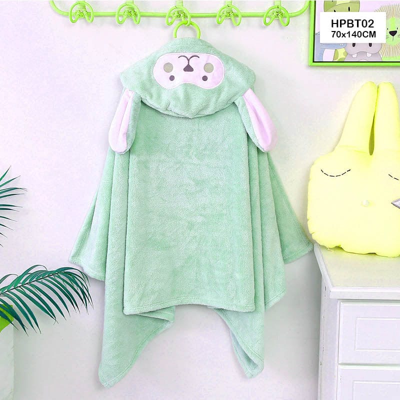 MG Traders Towel Hooded Poncho Bath Towel Kids Hpbt02 70X140Cm