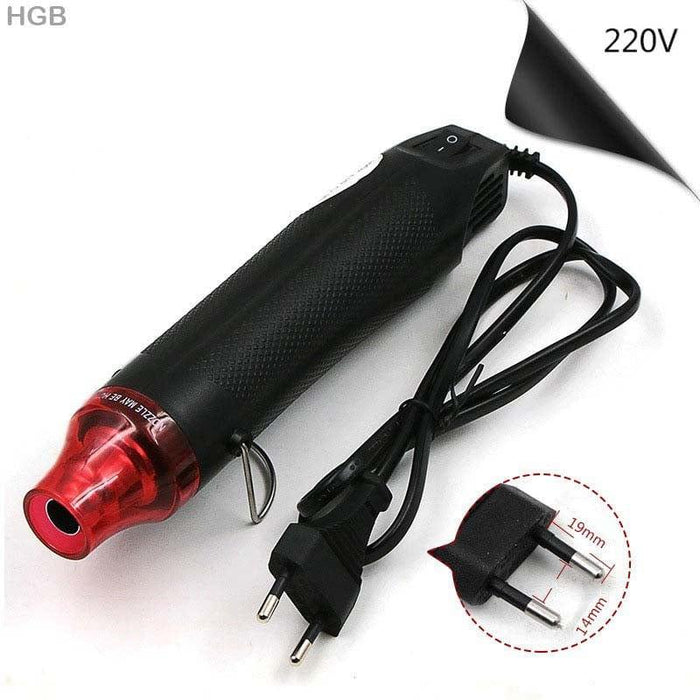 Compact 300W Black Heat Gun for Crafts & DIY