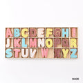 MG Traders Toys & Kits Wooden Alphabet Donut Big