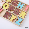 MG Traders Toys & Kits Wooden Alphabet Donut Big