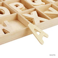 MG Traders Toys & Kits Wooden Alphabet Plain Big (Wapb)