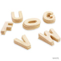 MG Traders Toys & Kits Wooden Alphabet Plain Big (Wapb)