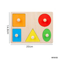 MG Traders Toys & Kits Wt 18X15Cm 5 Shape Puzzle Board (W1815S)