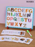 MG Traders Toys & Kits Wt A4 Magnetic Board Alphabet (Wama)